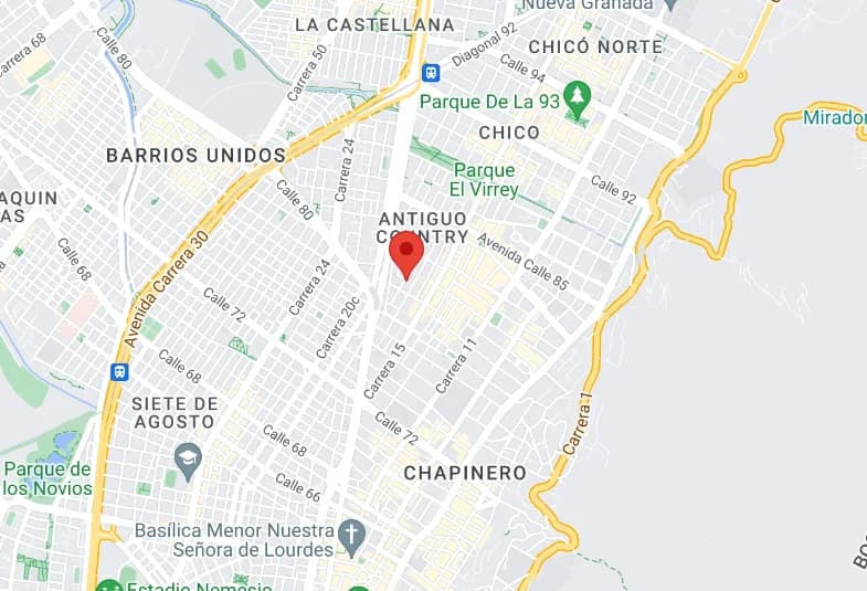 Ubicación de Endomédicos en Carrera 18 #79-40, Bogotá