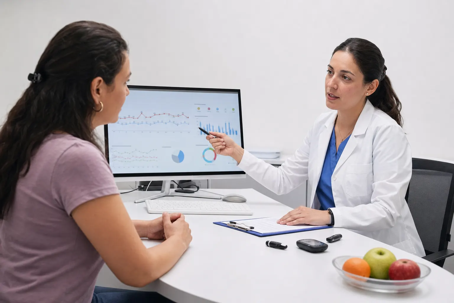 Consulta de endocrinología en Bogotá entre paciente y Dra. Teresita Cortes