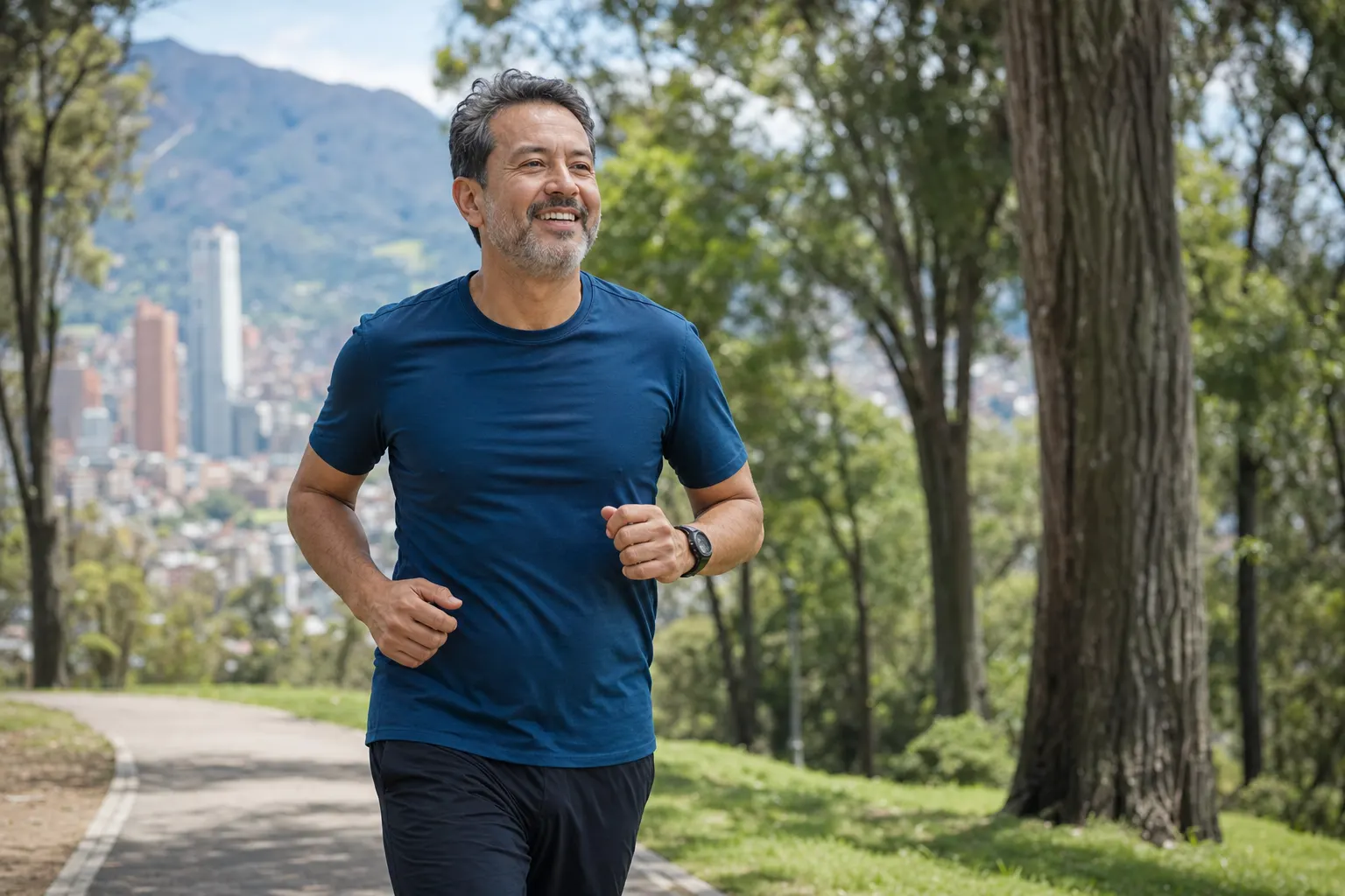 Person enjoying outdoor exercise, promoting healthy habits to prevent hormonal imbalances.
