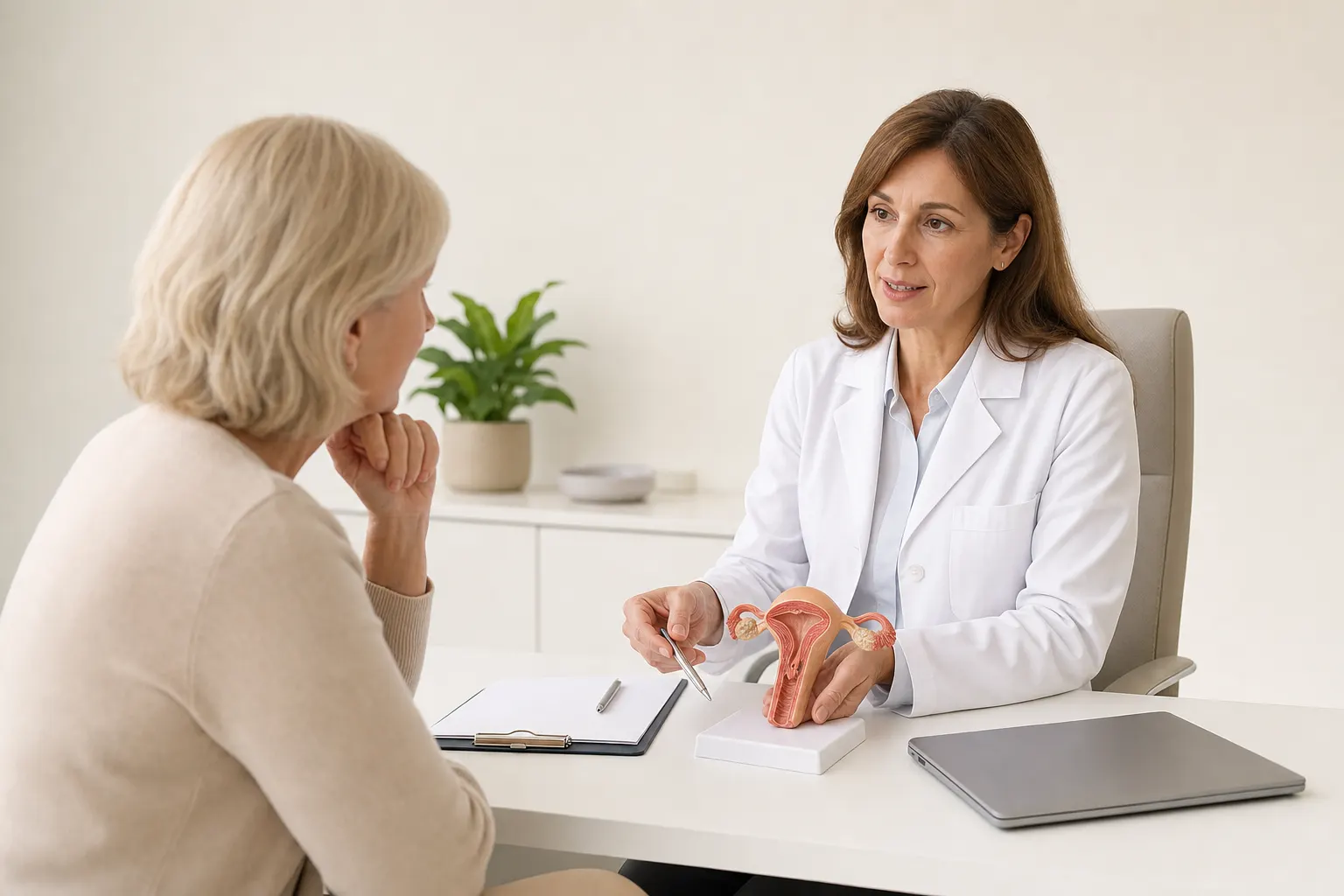 Consulta de endocrinología en Bogotá enfocada en menopausia y bienestar.