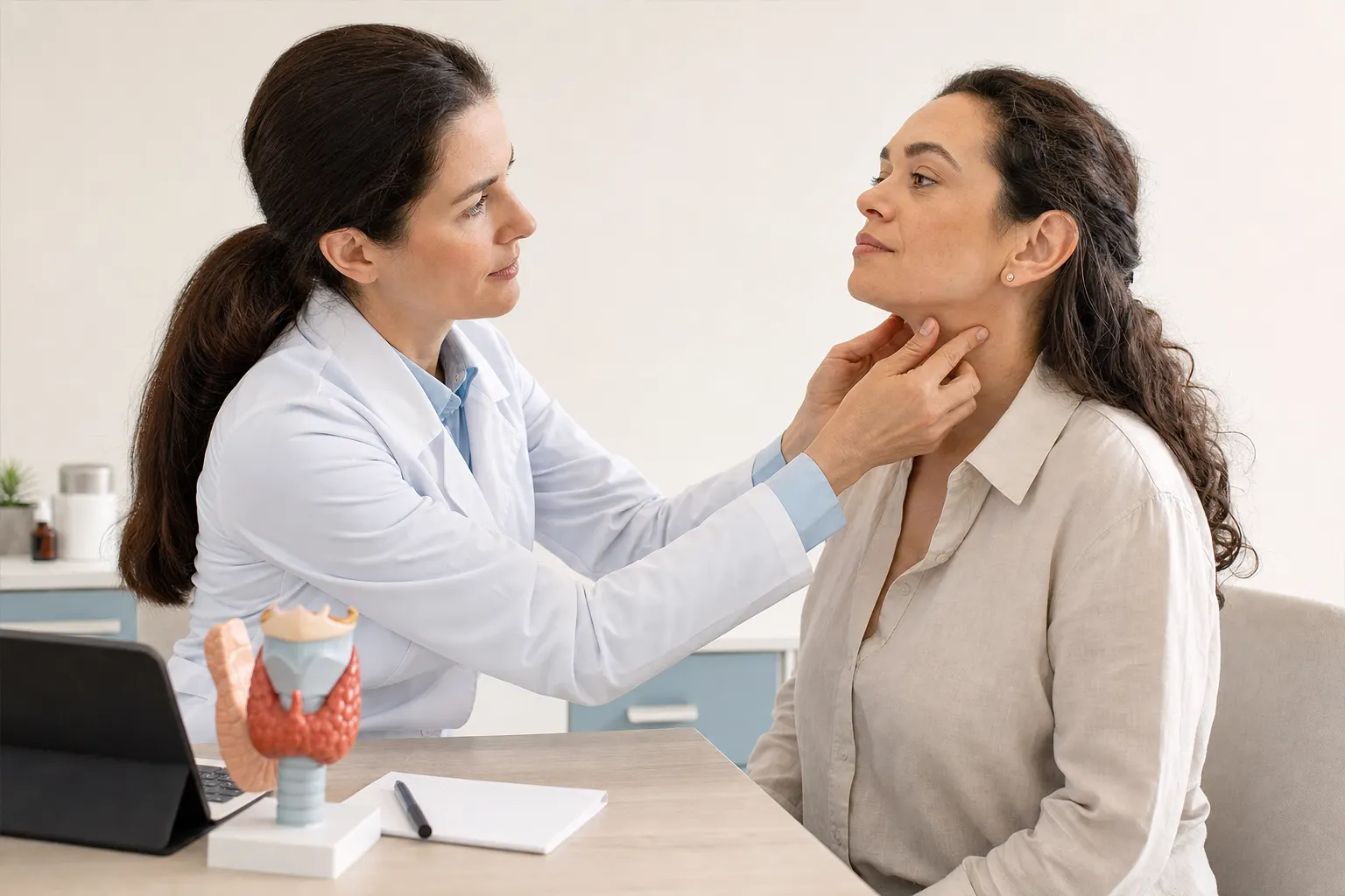 Consulta médica sobre tratamiento de tiroides en Bogotá